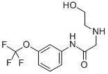 2-(2-HYDROXYETHYLAMINO)-N-(3-(TRIFLUOROMETHOXY)PHENYL)ACETAMIDE CAS#: 215649-72-2