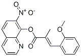 2-(2-Methoxybenzylidene)propanoic acid 7-nitro-8-quinolyl ester CAS#: 29002-38-8