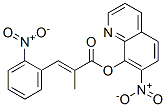 2-(2-Nitrobenzylidene)propanoic acid 7-nitro-8-quinolyl ester CAS#: 29002-34-4