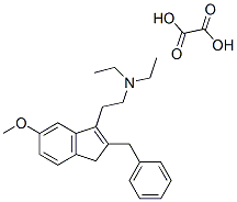 2-(2-benzyl-6-methoxy-3H-inden-1-yl)-N,N-diethyl-ethanamine, oxalic ac id CAS#: 29188-52-1