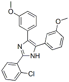 2-(2-chlorophenyl)-4,5-bis(3-methoxyphenyl)-1H-imidazole CAS#: 29864-31-1