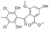 2-(2,6-Dihydroxy-3,5-dichloro-4-methylbenzoyl)-3-methoxy-5-hydroxybenzoic acid methyl ester CAS#: 2151-16-8