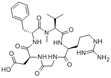 2-[(2S,5R,8S,11S)-5-benzyl-11-[3-(diaminomethylideneamino)propyl]-7-methyl-3,6,9,12,15-pentaoxo-8-propan-2-yl-1,4,7,10,13-pentazacyclopentadec-2-yl]acetic acid CAS#: 188968-51-6