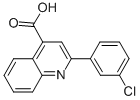 2-(3-CHLOROPHENYL)-4-QUINOLINECARBOXYLIC ACID CAS#: 20389-10-0