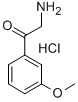 2-(3-METHOXY-PHENYL)-2-OXO-ETHYL-AMMONIUM, CHLORIDE CAS#: 24037-72-7