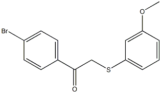2-(3-Methoxyphenylthio)-1-(4-broMophenyl)ethanone CAS#: 225222-73-1