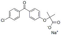 2-(4-(4-CHLOROBENZOYL)PHENOXY)-2-METHYLPROPANOIC ACID SODIUM SALT CAS#: 258834-37-6