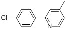 2-(4-CHLORO-PHENYL)-4-METHYL-PYRIDINE CAS#: 23182-19-6