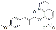 2-(4-Methoxybenzylidene)propanoic acid 7-nitro-8-quinolyl ester CAS#: 29002-39-9