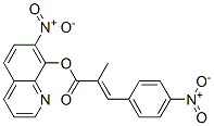 2-(4-Nitrobenzylidene)propanoic acid 7-nitro-8-quinolyl ester CAS#: 29002-36-6