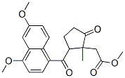 2-(4,6-Dimethoxy-1-naphthoyl)-1-methyl-5-oxocyclopentaneacetic acid methyl ester CAS#: 22045-39-2