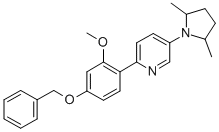 2-(4'BENZYLOXY-2'-METHOXY)PHENYL-5-(2'',5''-DIMETHYLPYRROLIDYL)PYRIDINE CAS#: 211495-29-3