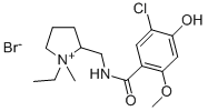 2-((5-Chloro-4-hydroxy-o-anisamido)methyl)-1-ethyl-1-methylpyrrolidini um bromide CAS#: 28478-49-1