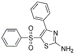 2-Amino-4-phenyl-5-phenylsulfonyl-1,3-thiazole CAS#: 252679-72-4