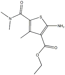 2-Amino-5-dimethylcarbamoyl-4-methyl-thiophene-3-carboxylic acid ethyl ester CAS#: 217962-82-8