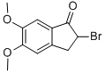 2-BROMO-2,3-DIHYDRO-5,6-DIMETHOXY-1H-INDEN-1-ONE CAS#: 2747-08-2