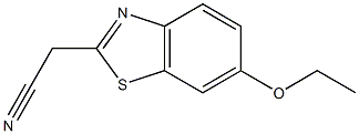 2-Benzothiazoleacetonitrile,6-ethoxy-(9CI) CAS#: 207400-12-2