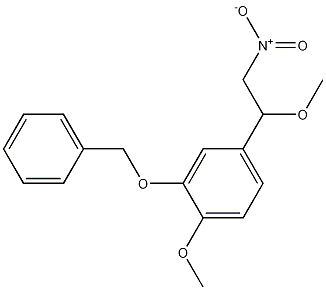 2-Benzyloxy-1-methoxy-4-(1-methoxy-2-nitroethyl)benzene CAS#: 29973-92-0