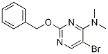 2-(Benzyloxy)-5-bromo-N,N-dimethylpyrimidin-4-amine CAS#: 205672-18-0