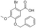 2-Bromo-4-methoxy-5-benzyloxybenzoic acid CAS#: 24958-42-7