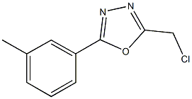 2-(CHLOROMETHYL)-5-(3-METHYLPHENYL)-1,3,4-OXADIAZOLE CAS#: 24023-73-2