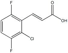 2-Chloro-3,6-difluorocinnamic acid CAS#: 261762-48-5