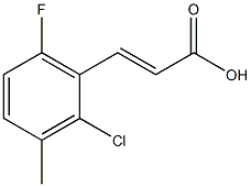 2-Chloro-6-fluoro-3-methylcinnamic acid CAS#: 261762-89-4