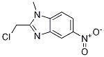 2-(Chloromethyl)-1-methyl-5-nitro-1H-1,3-benzodiazole CAS#: 20443-39-4