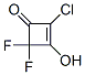 2-Cyclobuten-1-one, 2-chloro-4,4-difluoro-3-hydroxy- CAS#: 2927-62-0