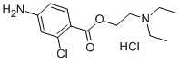 2-DIETHYLAMINOETHYL 4-AMINO-2-CHLORO-BENZOATE CAS#: 133-16-4