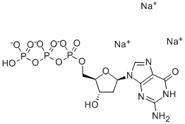 2'-Deoxyguanosine-5'-triphosphate trisodium salt CAS #: 93919-41-6