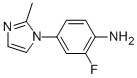 2-FLUORO-4-(2-METHYL-IMIDAZOL-1-YL)-PHENYLAMINE CAS#: 218301-88-3