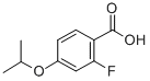 2-FLUORO-4-ISO-PROPYLOXYBENZOIC ACID CAS#: 289039-81-2