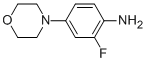 2-FLUORO-4-MORPHOLIN-4-YL-PHENYLAMINE CAS#: 209960-29-2