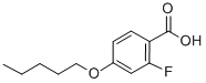 2-FLUORO-4-N-PENTYLOXYBENZOIC ACID CAS#: 203067-01-0