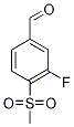 2-Fluoro-4-formyl-1-(methylsulphonyl)benzene CAS#: 254878-95-0
