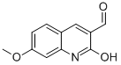 2-HYDROXY-7-METHOXY-QUINOLINE-3-CARBALDEHYDE CAS#: 101382-55-2