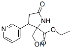 2-(Hydroxymethyl)-5-oxo-3-(3-pyridyl)pyrrolidine-2-carboxylic acid ethyl ester CAS#: 18707-23-8