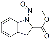 2-Indolinecarboxylicacid,1-nitroso-,methylester,()-(8CI) CAS#: 27640-52-4