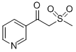 2-(METHYLSULFONYL)-1-PYRIDIN-4-YLETHANONE CAS#: 27302-94-9