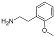 2-Methoxyphenethylamine CAS#: 2045-79-6