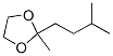 2-Methyl-2-(3-methylbutyl)-1,3-dioxolane CAS#: 14447-30-4