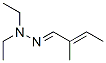 2-Methyl-2-butenal diethyl hydrazone CAS#: 25186-08-7