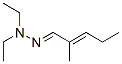 2-Methyl-2-pentenal diethyl hydrazone CAS#: 25186-09-8