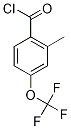 2-Methyl-4-(trifluoromethoxy)benzoyl chloride 95+% CAS#: 261951-93-3