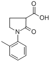 2-Oxo-1-o-tolylpyrrolidine-3-carboxylic acid CAS#: 20841-80-9