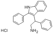 2-PHENYL-2-(2-PHENYL-1H-INDOL-3-YL)ETHANAMINE HYDROCHLORIDE CAS#: 102441-39-4