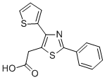 (2-PHENYL-4-THIOPHEN-2-YL-THIAZOL-5-YL)-ACETIC ACID CAS#: 23821-62-7