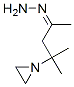 2-Pentanone, 4-(1-aziridinyl)-4-methyl-, hydrazone CAS#: 25263-33-6