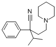 2-Phenyl-2-(2-piperidinoethyl)-3-methylbutyronitrile CAS#: 2809-50-9